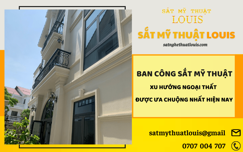 Ban công sắt mỹ thuật