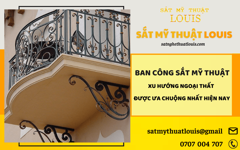 Ban công sắt mỹ thuật