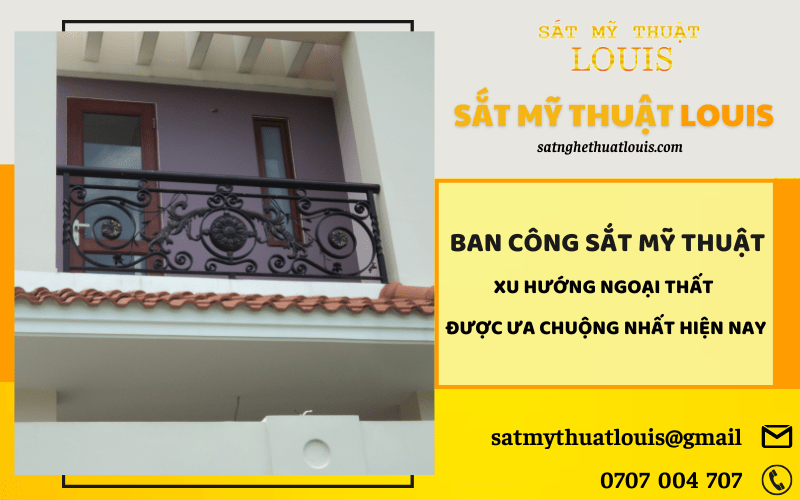 Ban công sắt mỹ thuật