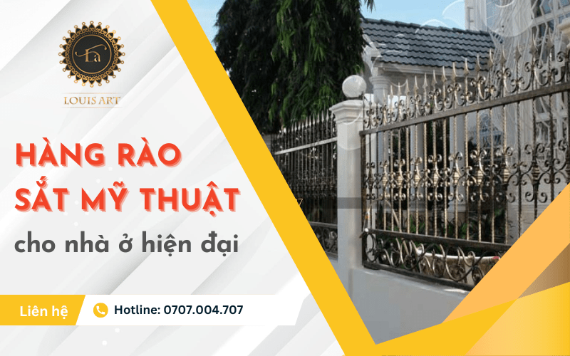 hàng rào sắt mỹ thuật