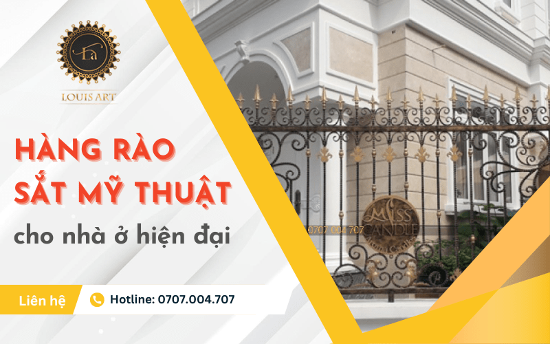 hàng rào sắt mỹ thuật