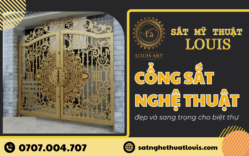 cổng sắt nghệ thuật
