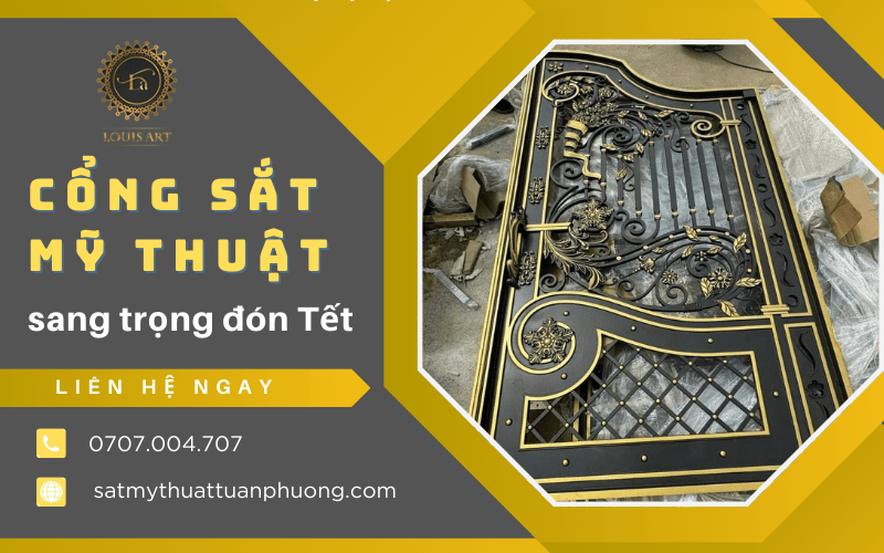 cổng sắt mỹ thuật
