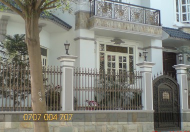 Hàng rào hợp kim nhôm HRN 003